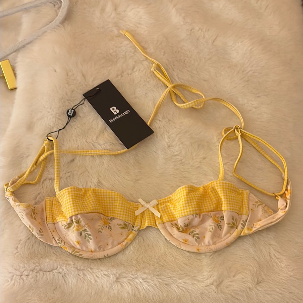 Blackbough Sunshine bikini top NWT